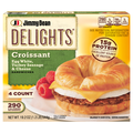 Jimmy Dean Delights Turkey Sausage Egg White Cheese Croissant Sandwich 4ct