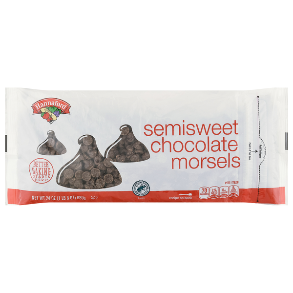 Hannaford Mini Semi-Sweet Chocolate Baking Morsel Chips