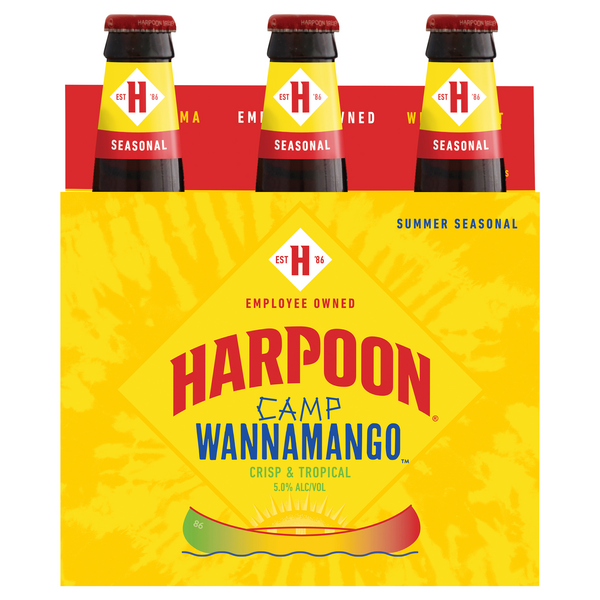 Harpoon Camp Wannamango Summer Seasonal Ale Crisp & Tropical - 6 pk