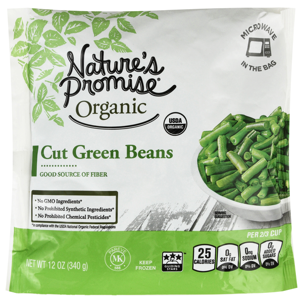 Nature's Promise Organic Cut Green Beans Frozen