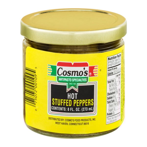 Cosmo's Hot Stuffed Cherry Peppers