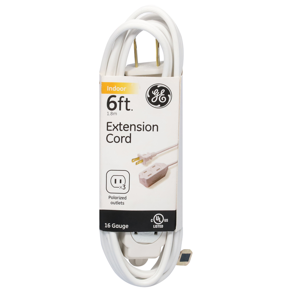 GE Indoor Extension Cord 6 Feet
