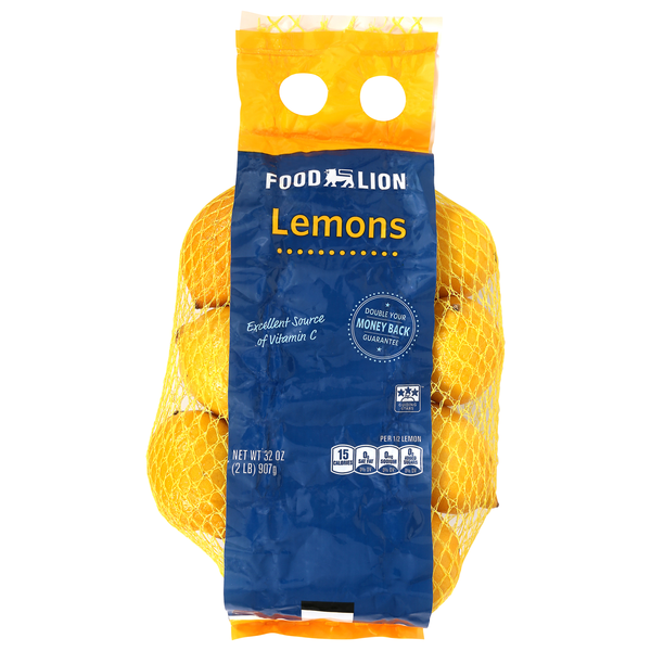 Food Lion Lemons Bag