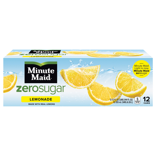 Minute Maid Zero Sugar Lemonade - 12 pk