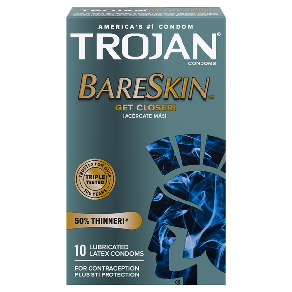 Trojan BareSkin Lubricated Latex Condoms