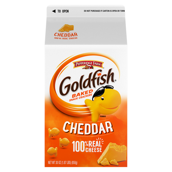 Save on Pepperidge Farm Goldfish Baked Snack Crackers Cheddar Order