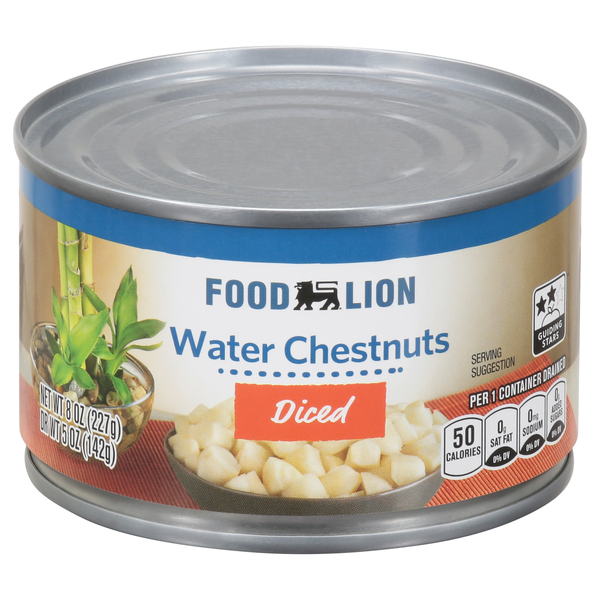 Food Lion Diced Water Chestnuts
