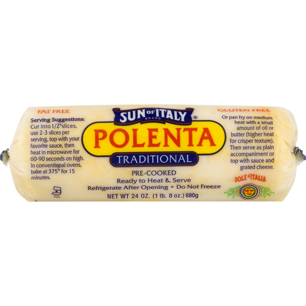 Sun Of Italy Pre-Cooked Traditional Polenta
