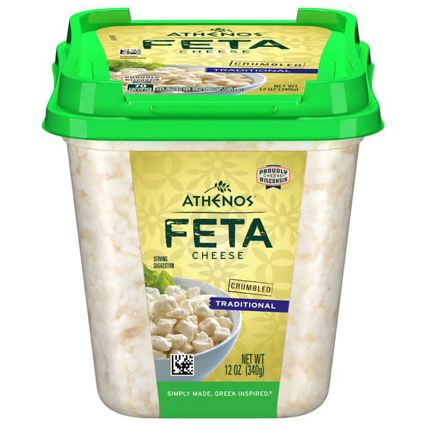 Athenos Traditional Feta Cheese Crumbled