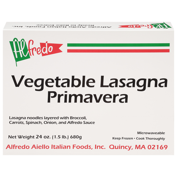Save on Alfredo Vegetable Lasagna Primavera Order Online Delivery