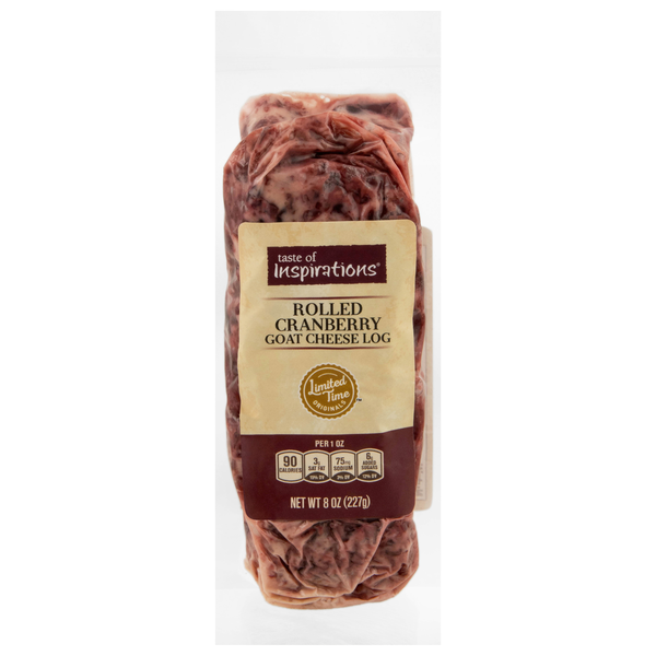 Taste of Inspirations Rolled Cranberry Goat Cheese Log