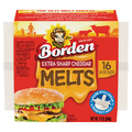 Borden MELTS Extra Sharp Cheddar Cheese Slices - 16 ct