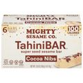 Mighty Sesame Co. Cocoa Nibs Tahini Bars - 6 ct