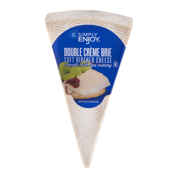 Simply Enjoy Double Creme Brie Cheese Wedge