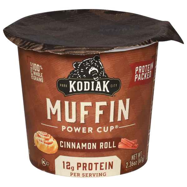 Save on Kodiak Cinnamon Roll Muffin Power Cup Order Online Delivery Giant