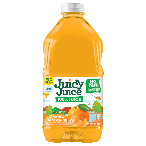 Juicy Juice No Sugar Added 100% Orange Tangerine Juice
