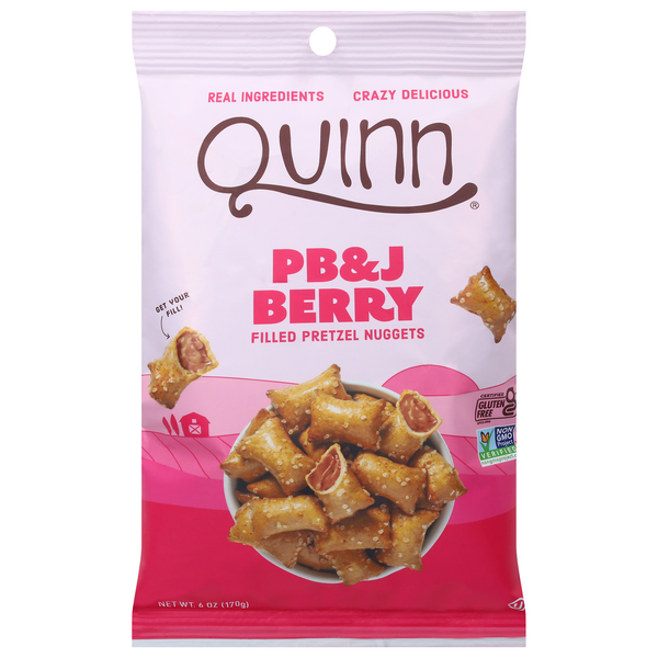 Quinn PB&J Berry Filled Pretzel Nuggets