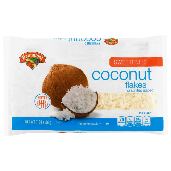 Hannaford Sweetened Coconut Flakes