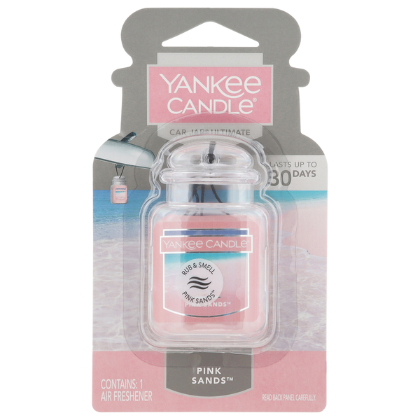 Yankee Candle Car Jar Pink Sands Ultimate Air Freshener