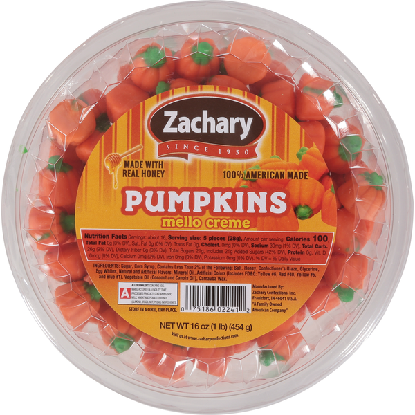 Zachary Mello Creme Pumpkins Candy