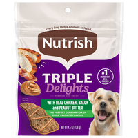 Rachael Ray Nutrish Bark Jerky Style Chicken Peanut Butter/Bacon Dog Treat