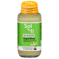 Sol-ti SuperShot Organic Ginger Herbal Supplement Refrigerated