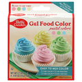 Betty Crocker Pastel Yellow Blue Pink & Green Gel Food Colors - 4 ct