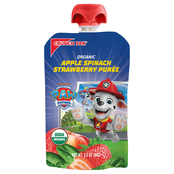 Crunch Pak Blendz Organic Apple Spinach Strawberry Fruit & Vegetable Puree