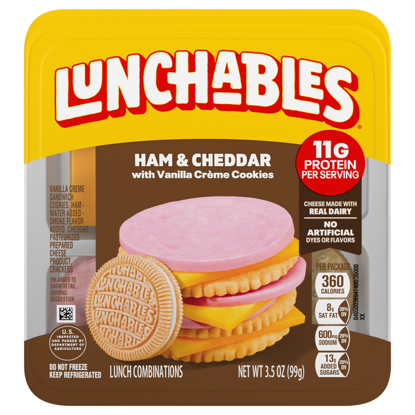 Lunchables Cracker Stackers Ham & Cheddar