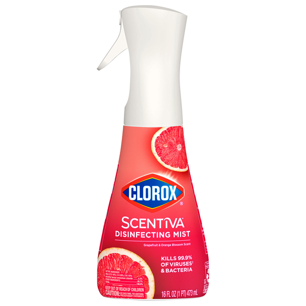 Clorox Scentiva Grapefruit & Orange Blossom Disinfecting Mist Spray