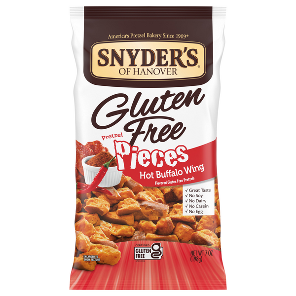 Snyder's of Hanover Gluten Free Hot Buffalo Wing Flavored Pretzel Pieces