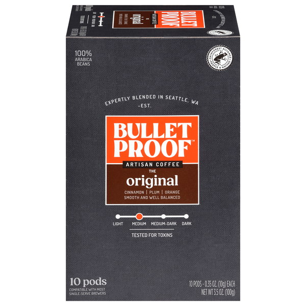 Save on Bulletproof The Original Medium Roast Coffee Pods Order