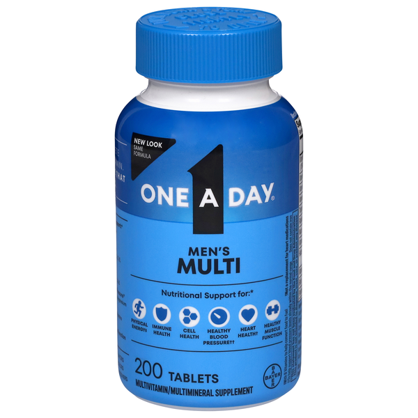 One A Day Men's Complete Multivitamin Supplement Tablets