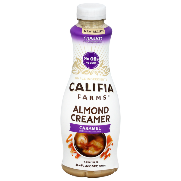Califia Farms Dairy Free Caramel Macchiato Flavored Almond Coffee Creamer