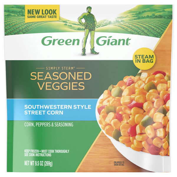 Green Giant Simply Steam Southwestern Style Street Corn Frozen