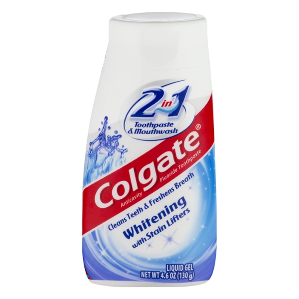 Save on Colgate 2 In 1 Toothpaste & Mouthwash Whitening w/Stain Lifters