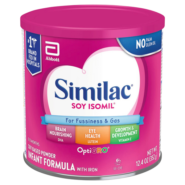 Similac Soy Isomil For Fussiness & Gas Powder Infant Formula with Iron