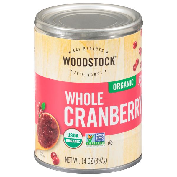 Woodstock Organic Whole Cranberry Sauce