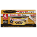 Bumble Bee Prime Wild Caught Solid White Albacore Tuna in Water - 4 ct