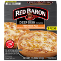 Red Baron Deep Dish Singles Four Cheese Pizza - 2 ct Frozen