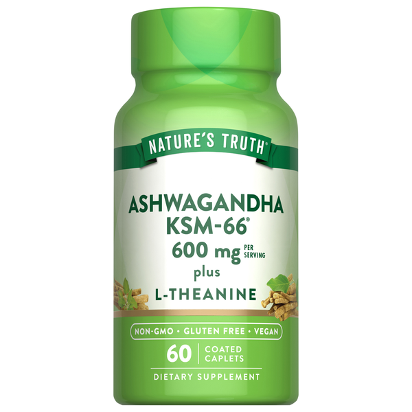 Nature's Truth KSM-66 Ashwagandha 600 mg Coated Capsules