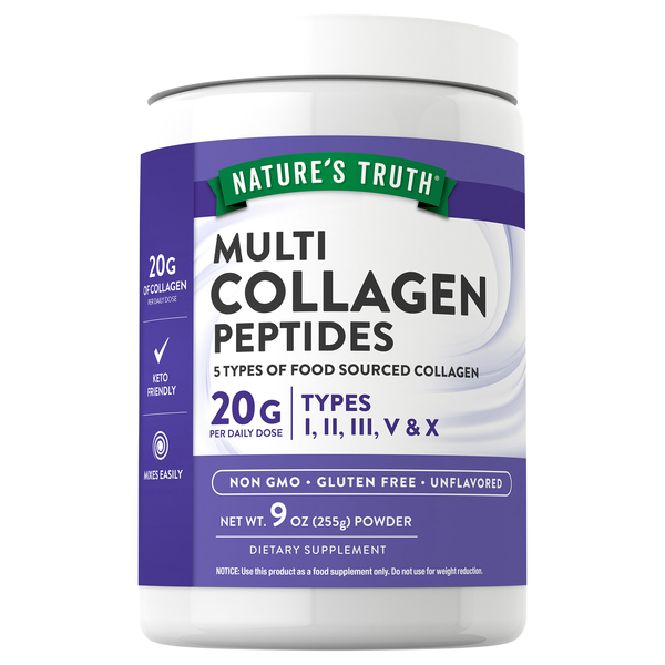 Nature's Truth Unflavored Multi Collagen Protein
