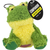 Companion Look Who's Talking Frog Plush Dog Toy