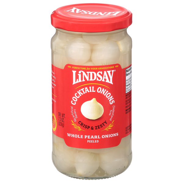 Lindsay Peeled Whole Pearl Cocktail Onions