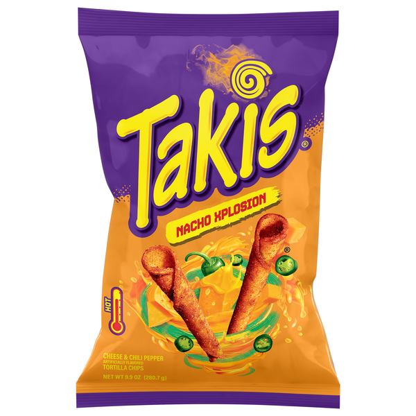 Takis Hot Nacho Xplosion Tortilla Chips