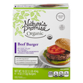 Nature's Promise Organic 85% Lean 15% Fat Beef Burger Patties 4 ct Frozen
