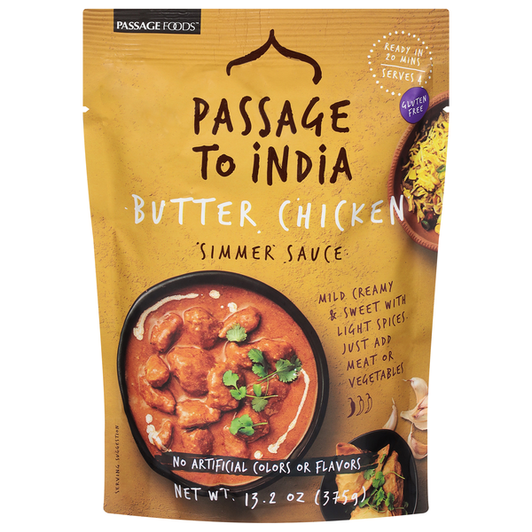 Passage To India Mild Butter Chicken Simmer Sauce