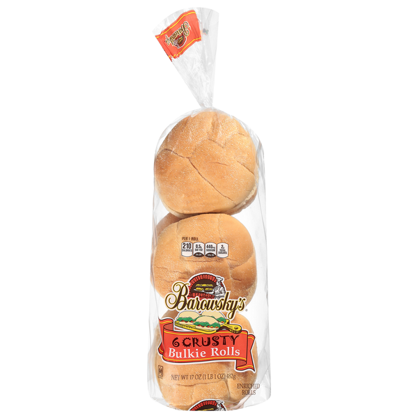 Barowsky's Crusty Bulkie Rolls - 6 ct