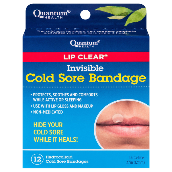 Quantum Health Lip Clear Invisible Cold Sore Bandages