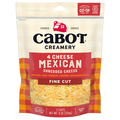 Cabot Creamery Fine Cut Shredded Mexican 4 Cheese